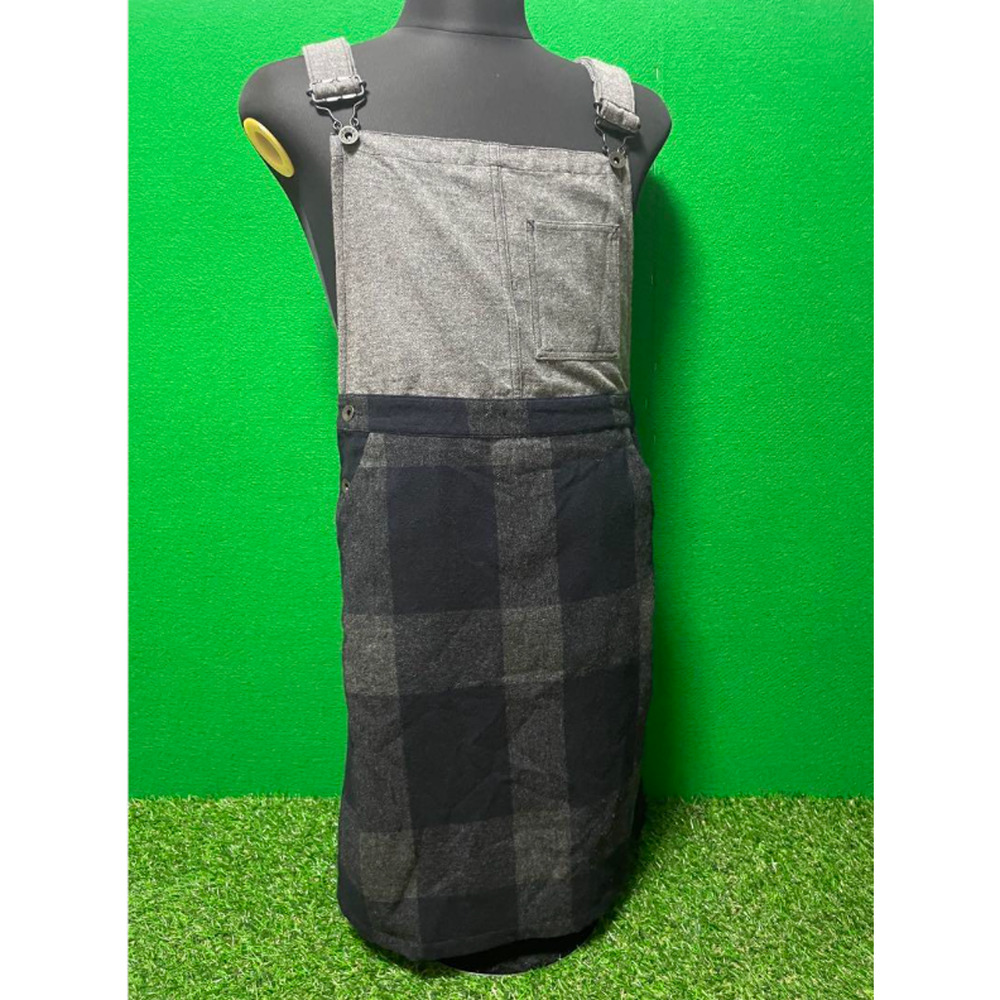 OrSlow Plaid Checkered Wool Overall Dress - Women’s Size M, Excellent Condition